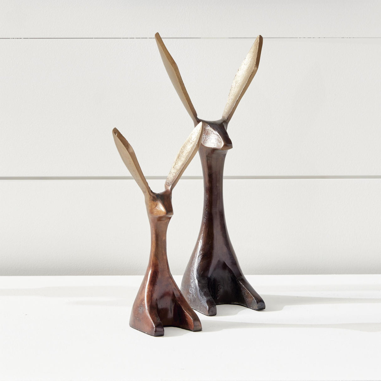 Napa Bronze JACKRABBITS, SET OF 2