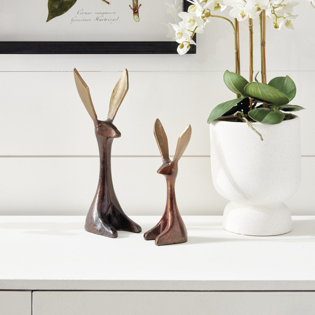 Napa Bronze JACKRABBITS, SET OF 2