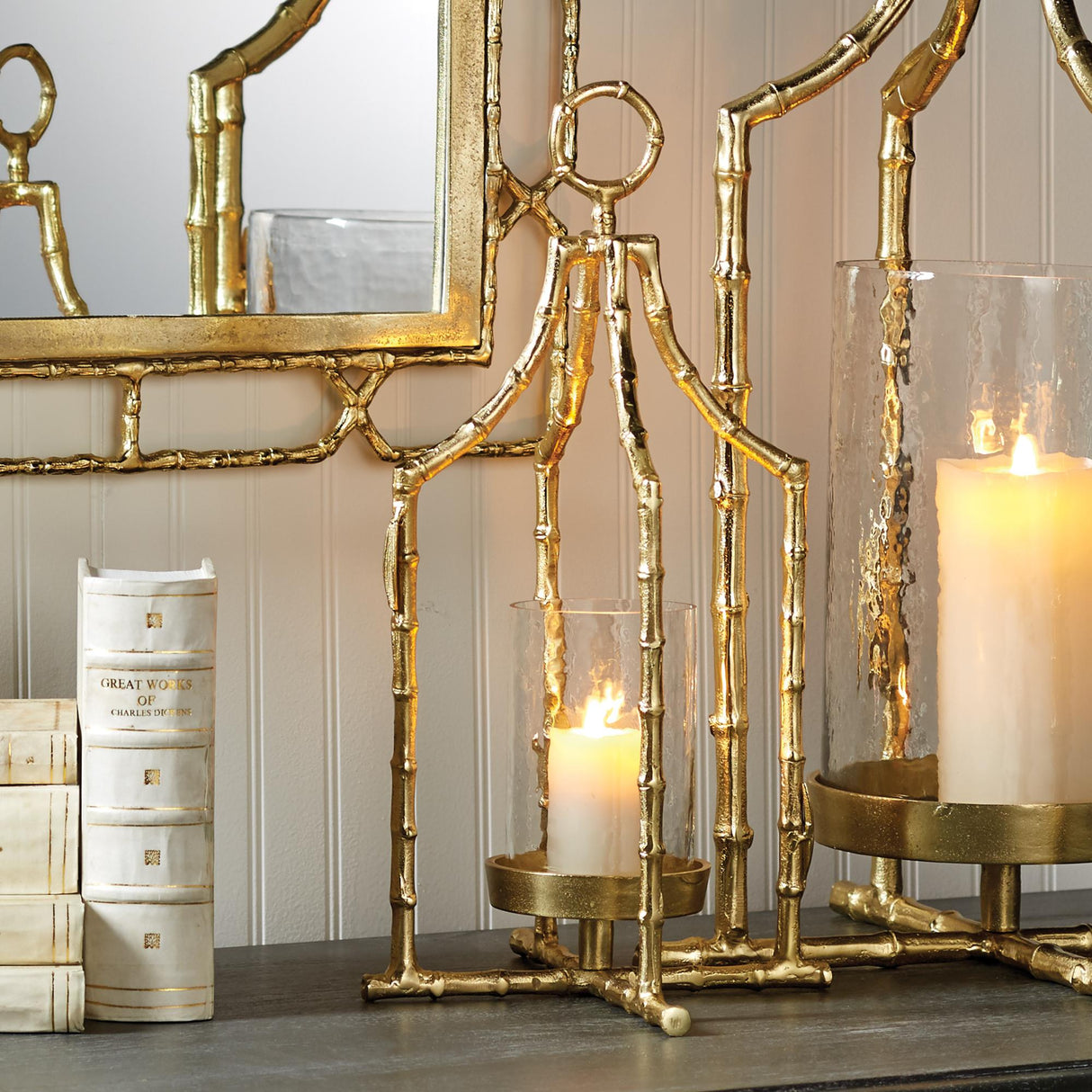 Napa Gold Finish BALDWIN LANTERN 19"