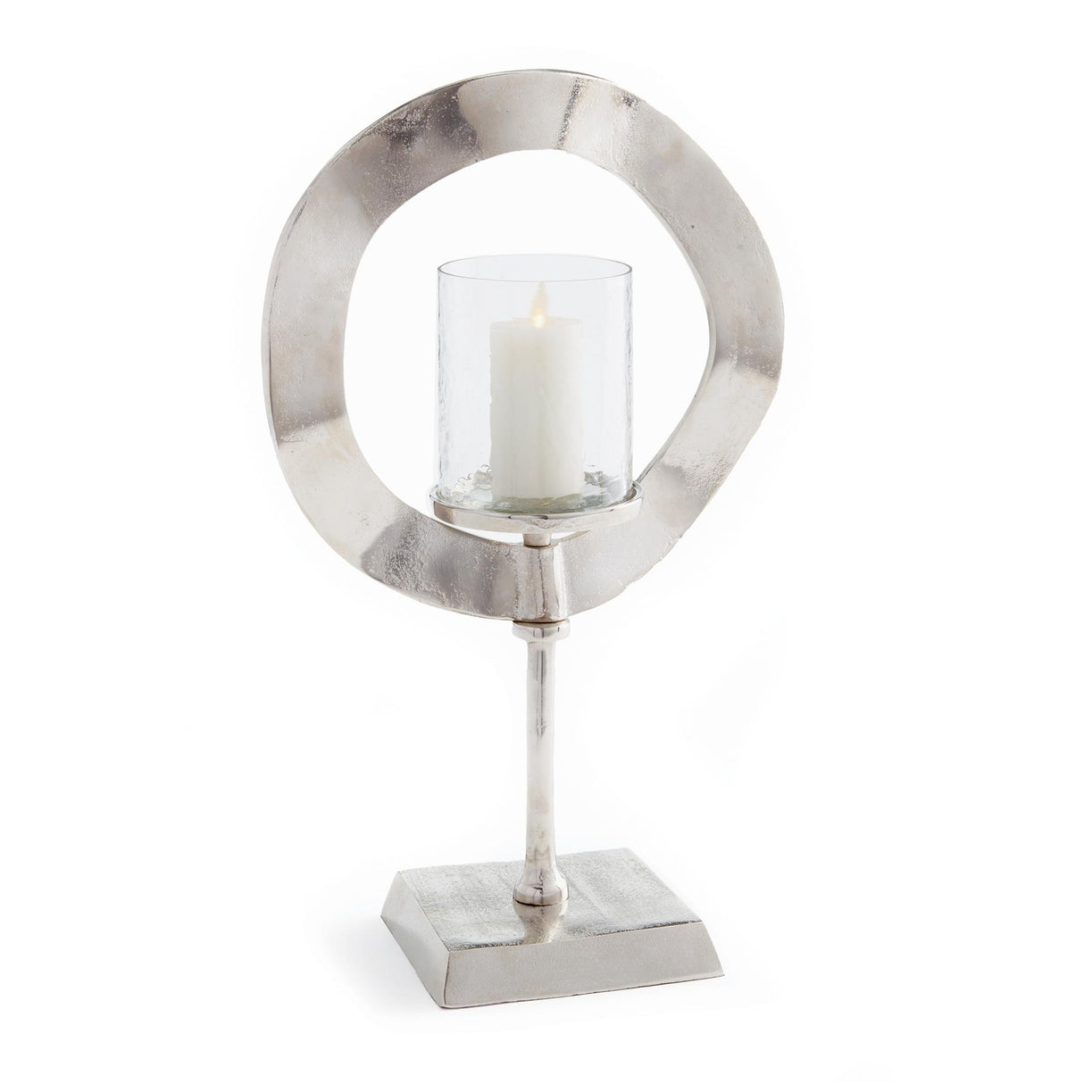 Napa Silver ORACLE CANDLE STAND 19"