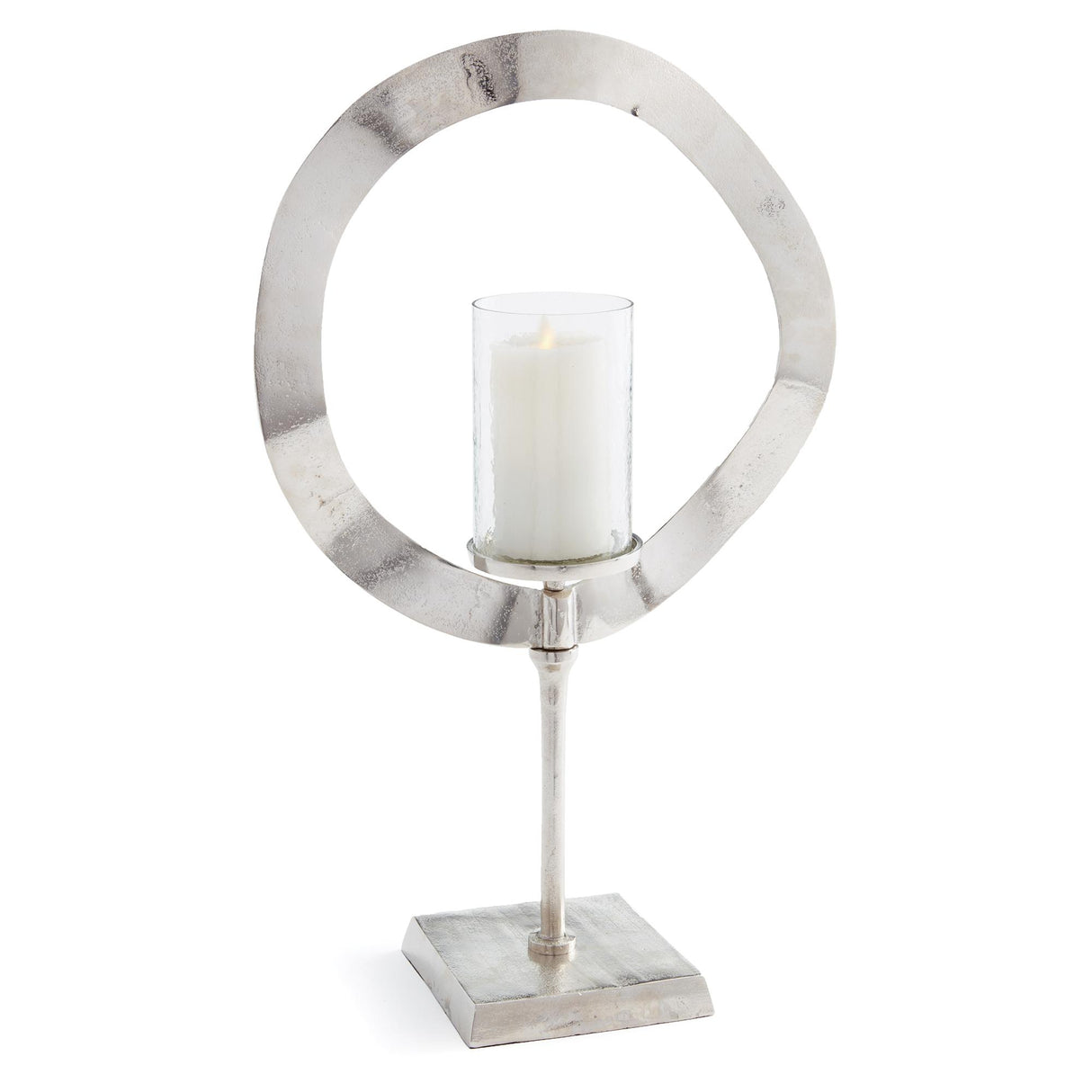 Napa Silver ORACLE CANDLE STAND 25"