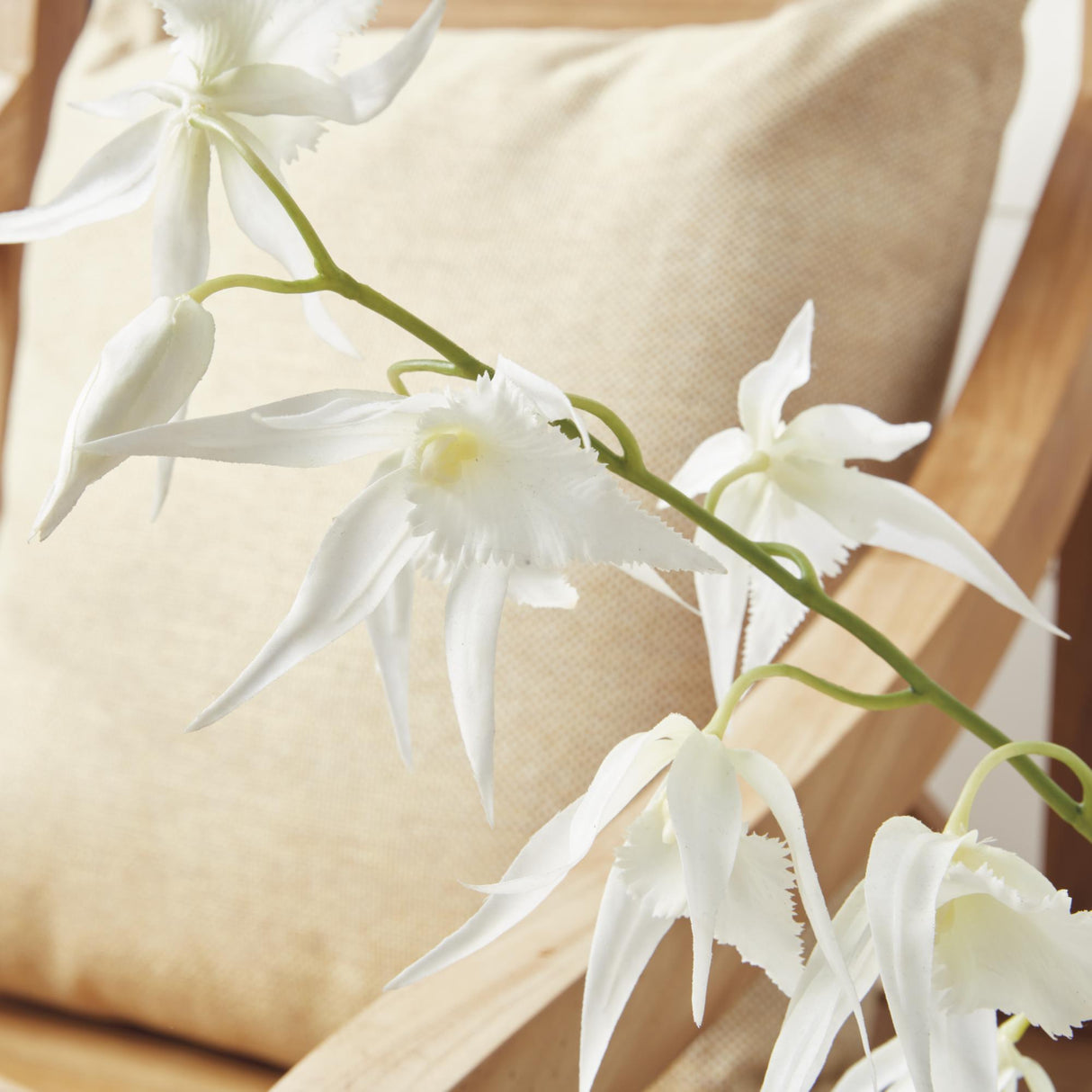 Napa White SPIDER ORCHID DROP-IN 44"