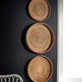 Napa Natural CANE RATTAN ROUND TRAY, SET OF 3