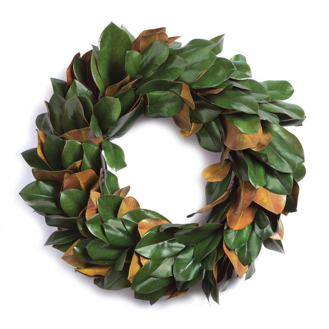 Napa  GRAND MAGNOLIA LEAF WREATH 24"