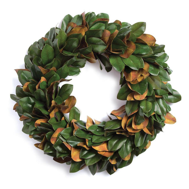 Napa  GRAND MAGNOLIA LEAF WREATH 30"