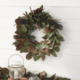 Napa  GRAND MAGNOLIA LEAF WREATH 30"