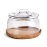 Napa Clear/Natural ADRIEN TRAY WITH CLOCHE