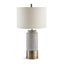 Napa Natural Concrete/Antique Bronze SCULLY CYLINDER LAMP
