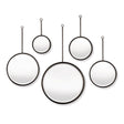 Napa Distressed Black MAISON NOIR PENDULUM MIRRORS, SET OF 5