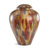 Napa Multicolored CARNELIAN LIDDED URN LARGE
