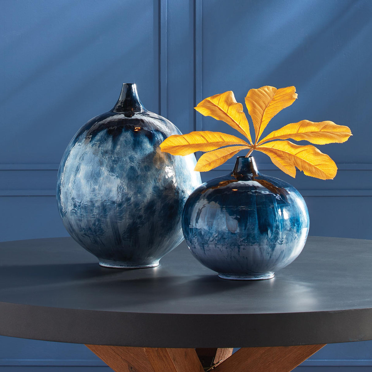 Napa Blue Ombre AZUL VASE SHORT