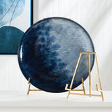 Napa Blue Ombre AZUL DECORATIVE PLATE SMALL