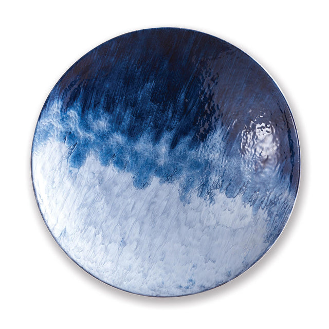 Napa Blue Ombre AZUL DECORATIVE PLATE LARGE