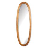 Napa Antique Brass LAMELLE OVAL MIRROR