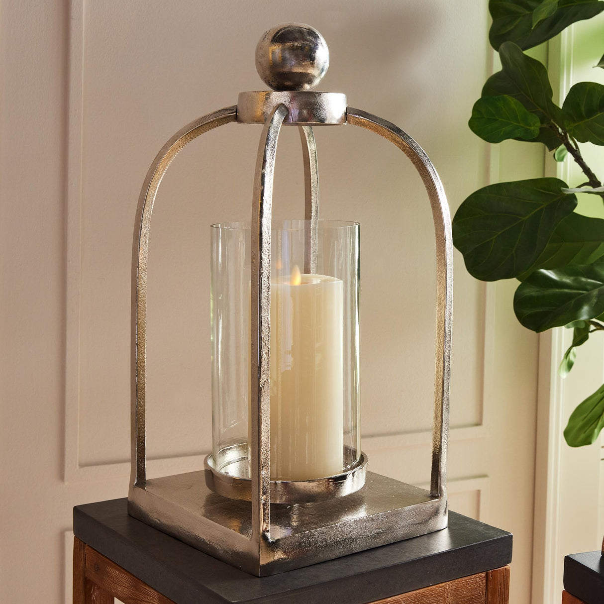 Napa Silver HOLLIS LANTERN LARGE
