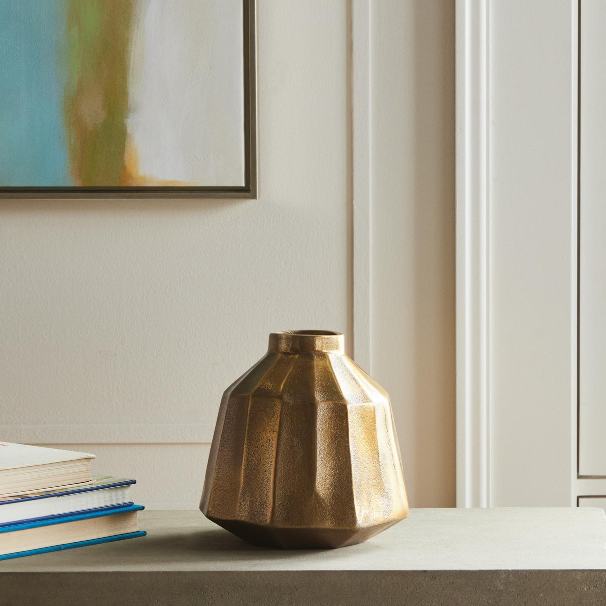 Napa Antique Brass EMERY VASE SMALL