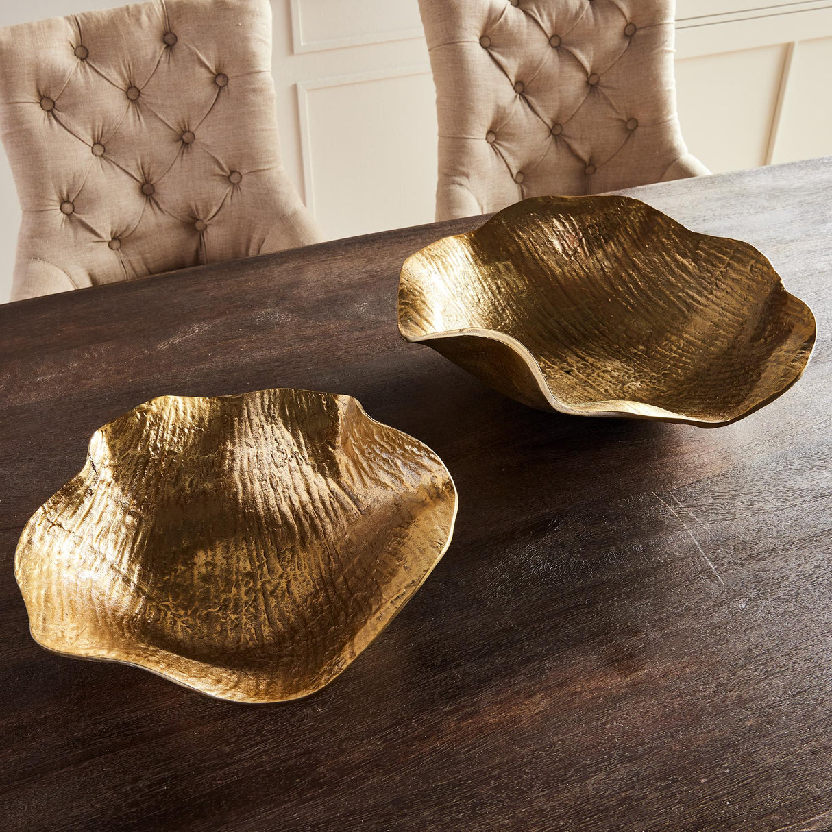 Napa Gold CLARICE DECORATIVE BOWLS, SET OF 2