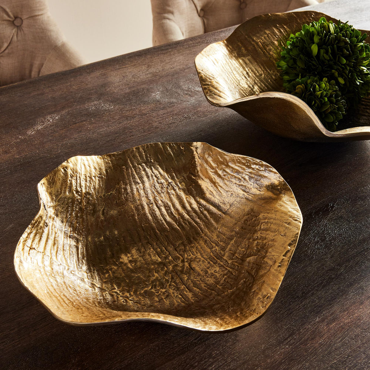Napa Gold CLARICE DECORATIVE BOWLS, SET OF 2