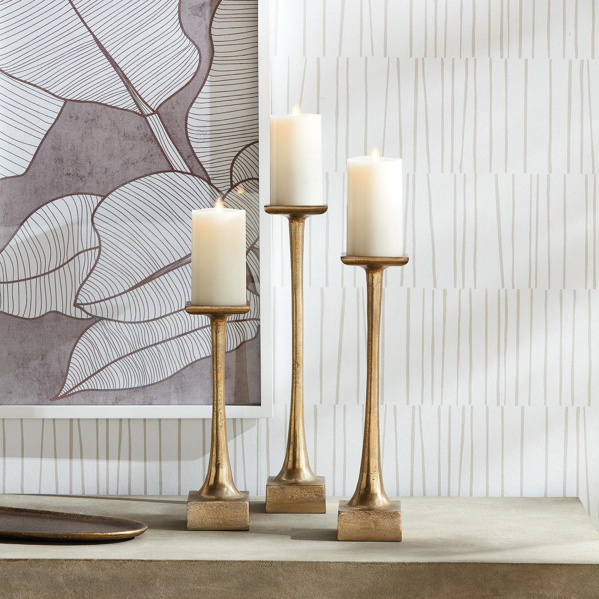 Napa Gold MILTON CANDLE STAND SHORT