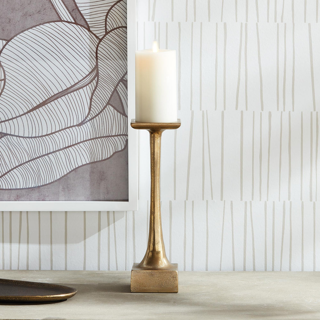 Napa Gold MILTON CANDLE STAND SHORT