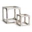 Napa Silver CUBIST SCULPTURES, SET OF 2