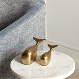 Napa Gold MOBY SCULPTURES, SET OF 2