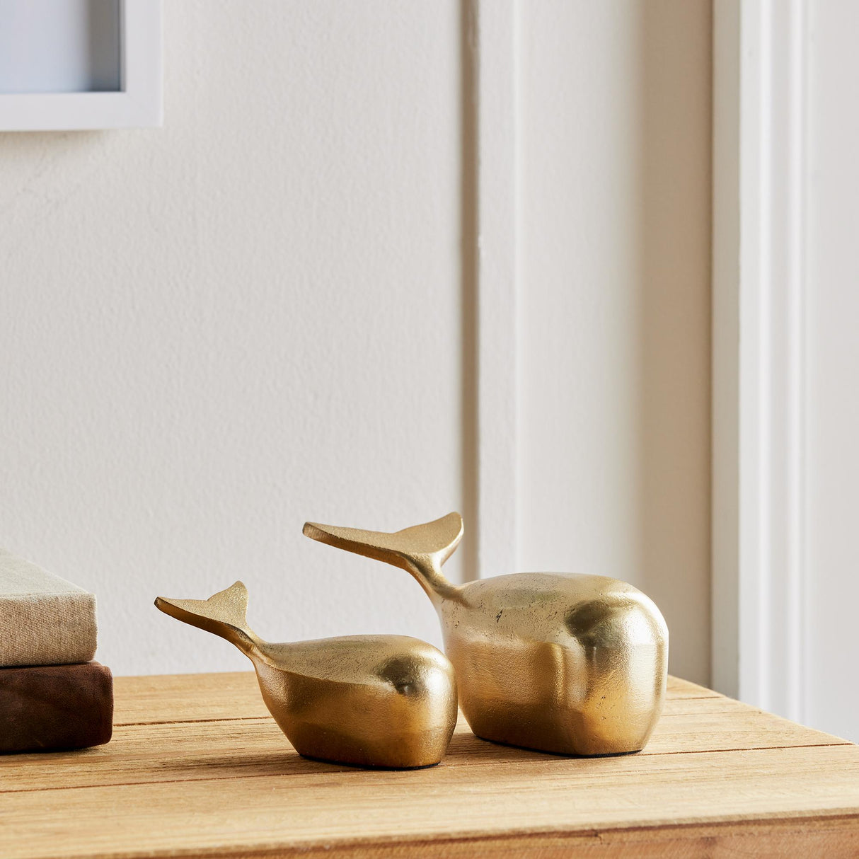 Napa Gold MOBY SCULPTURES, SET OF 2