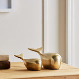 Napa Gold MOBY SCULPTURES, SET OF 2