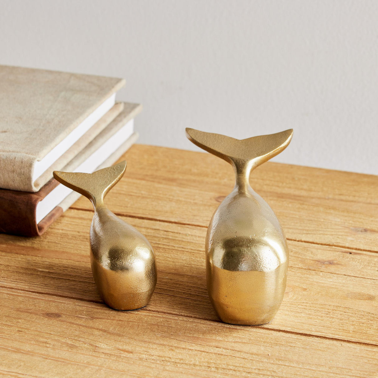 Napa Gold MOBY SCULPTURES, SET OF 2