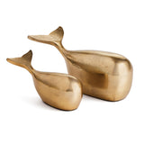Napa Gold MOBY SCULPTURES, SET OF 2