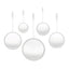 Napa White MAISON NOIR PENDULUM MIRRORS, SET OF 5