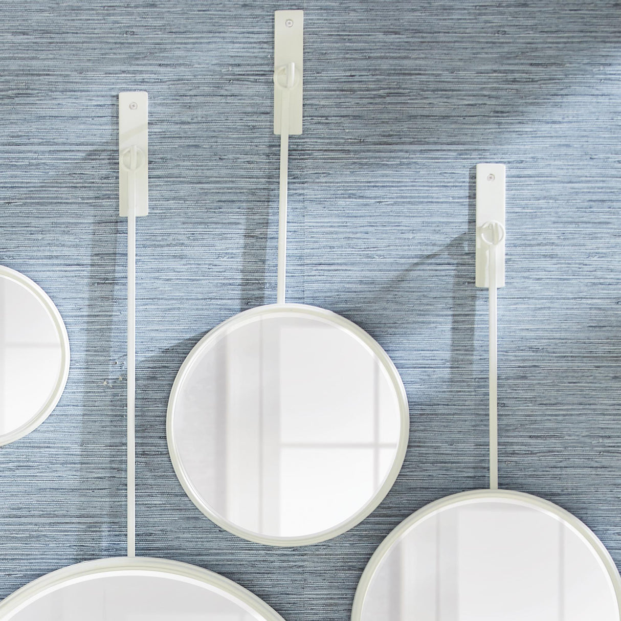 Napa White MAISON NOIR PENDULUM MIRRORS, SET OF 5