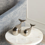 Napa Silver MOBY SCULPTURES, SET OF 2