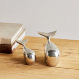 Napa Silver MOBY SCULPTURES, SET OF 2