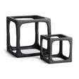 Napa Black CUBIST SCULPTURES, SET OF 2