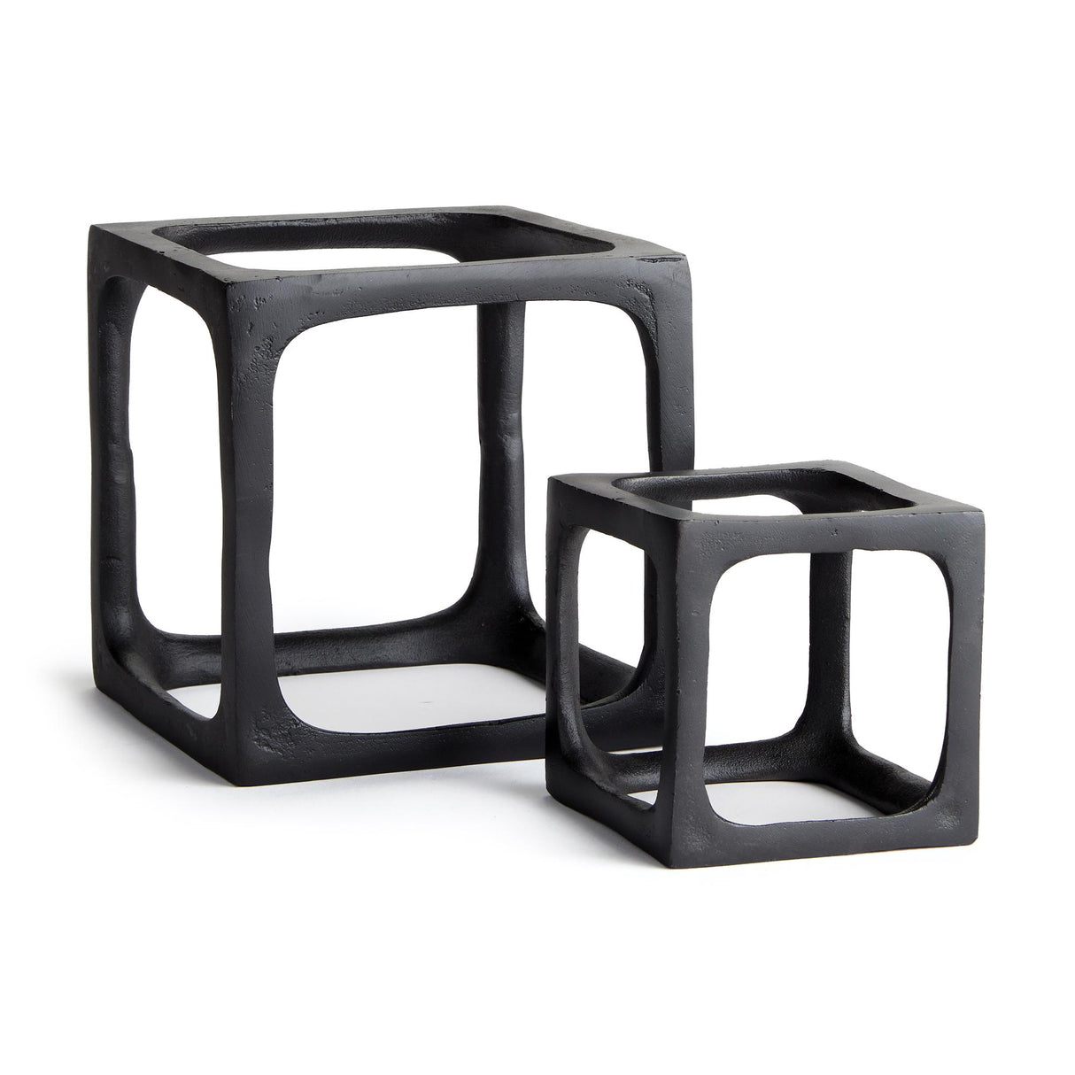 Napa Black CUBIST SCULPTURES, SET OF 2
