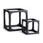 Napa Black CUBIST SCULPTURES, SET OF 2