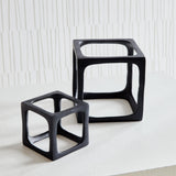 Napa Black CUBIST SCULPTURES, SET OF 2