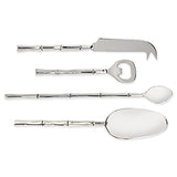 Napa Stainless Steel GROVE COCKTAIL ACCESSORIES, SET OF 4