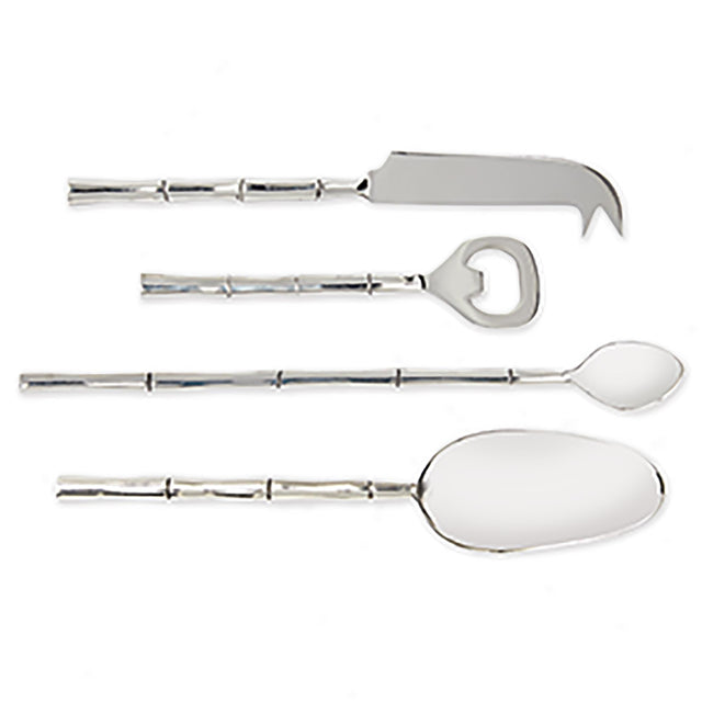 Napa Stainless Steel GROVE COCKTAIL ACCESSORIES, SET OF 4