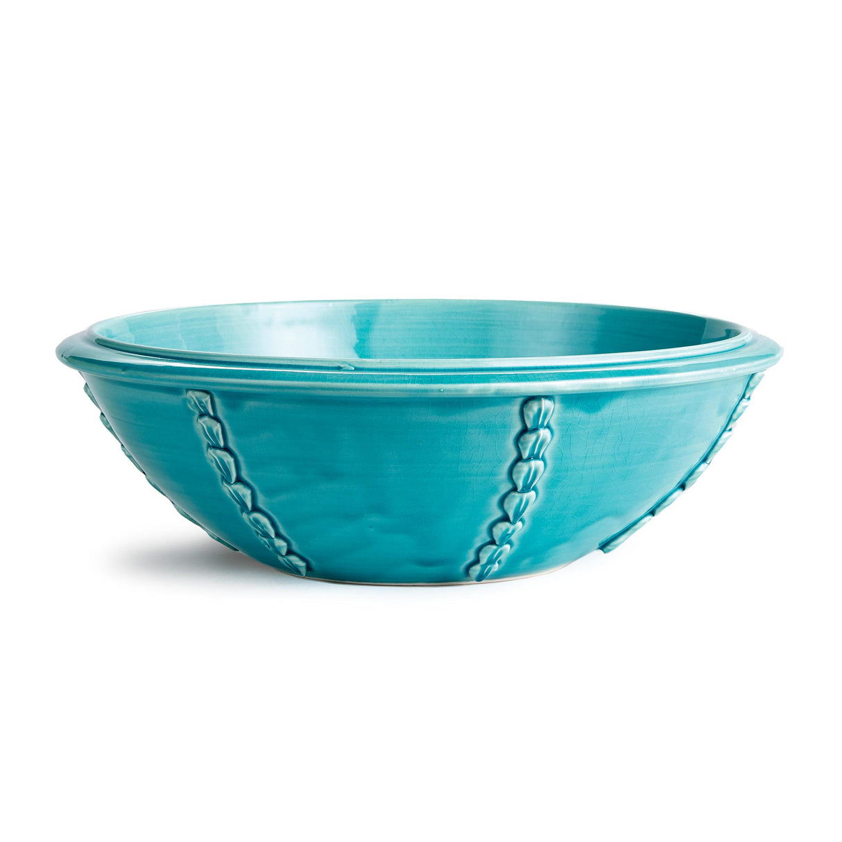 Napa Aqua POSITANO SHALLOW DECORATIVE BOWL