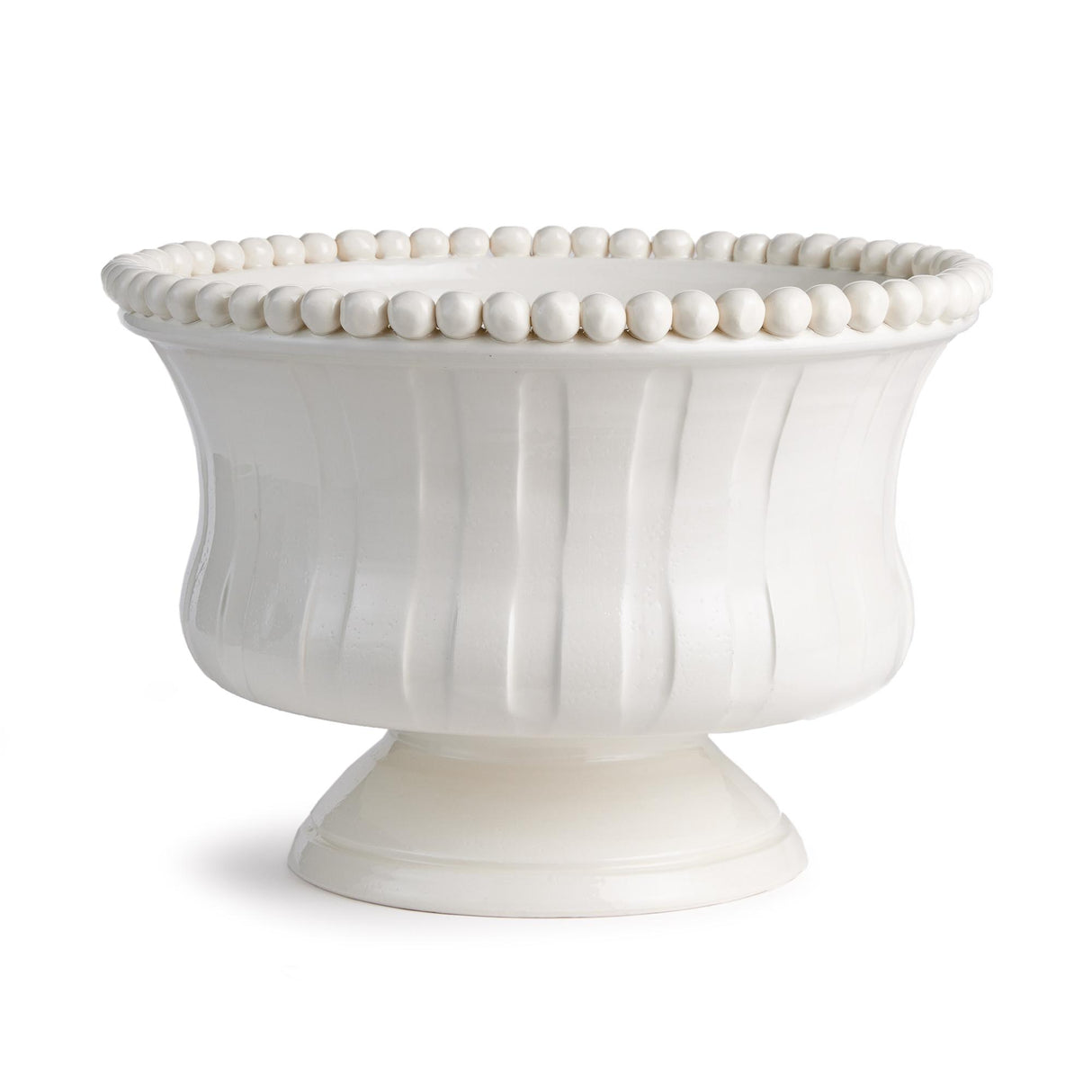 Napa White COLETTA DECORATIVE FOOTED BOWL