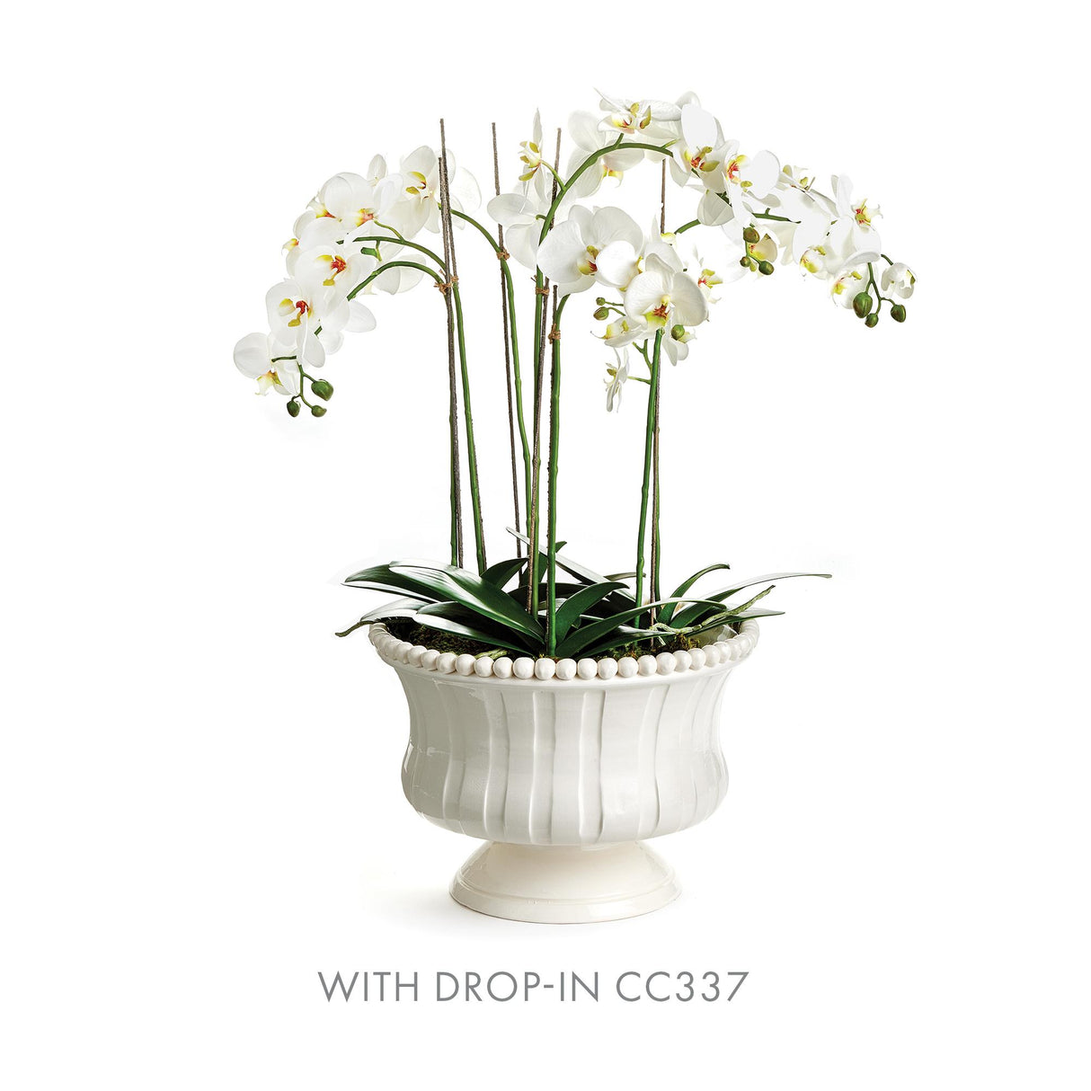 Napa White COLETTA DECORATIVE FOOTED BOWL