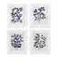 Napa Includes mat LEAFY VINE PRINTS, SET OF 4