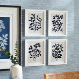 Napa Includes mat LEAFY VINE PRINTS, SET OF 4