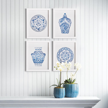 Napa  DYNASTY PETITE PRINTS, SET OF 4