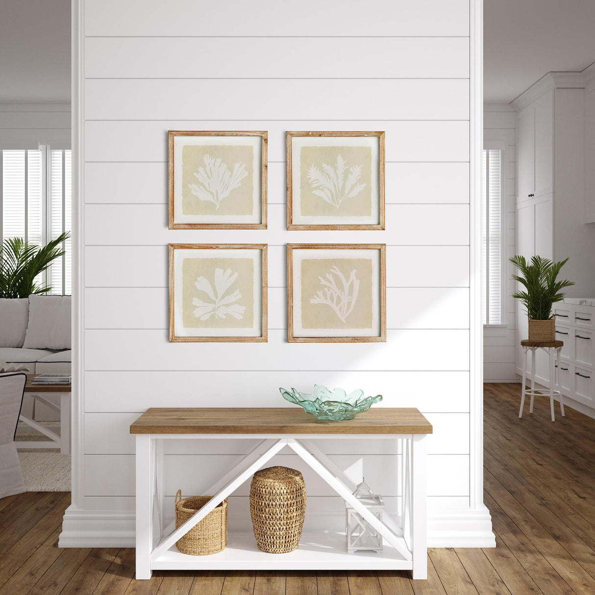 Napa  SEAWEED PETITE PRINTS, SET OF 4