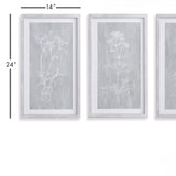 Napa Includes mat SKETCHED BOTANICAL PRINTS, SET OF 3
