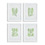 Napa Includes mat ASSORTED LEAF PRINTS, SET OF 4