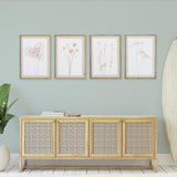 Napa Includes mat STYLIZED BOTANICAL PRINTS, SET OF 4